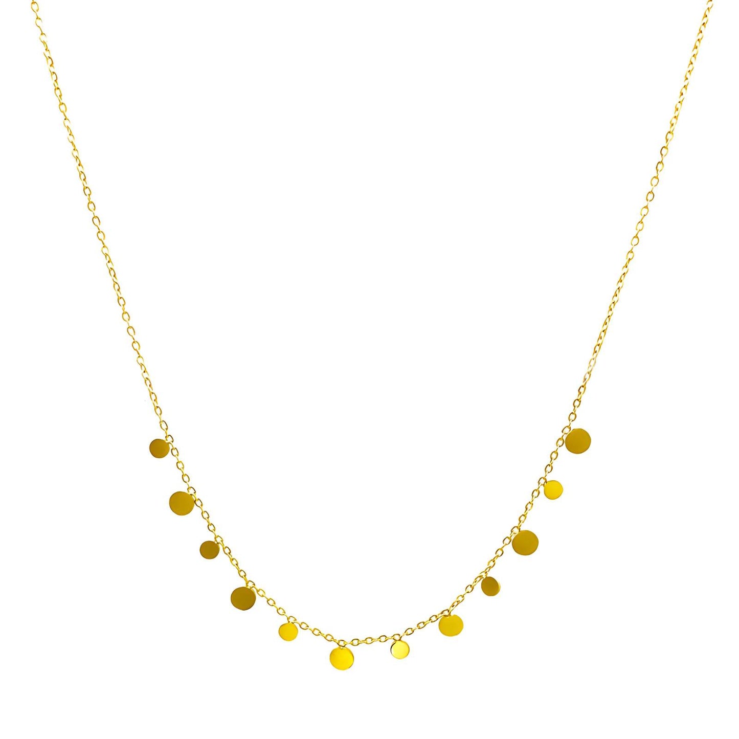 Dangling Circle Necklace