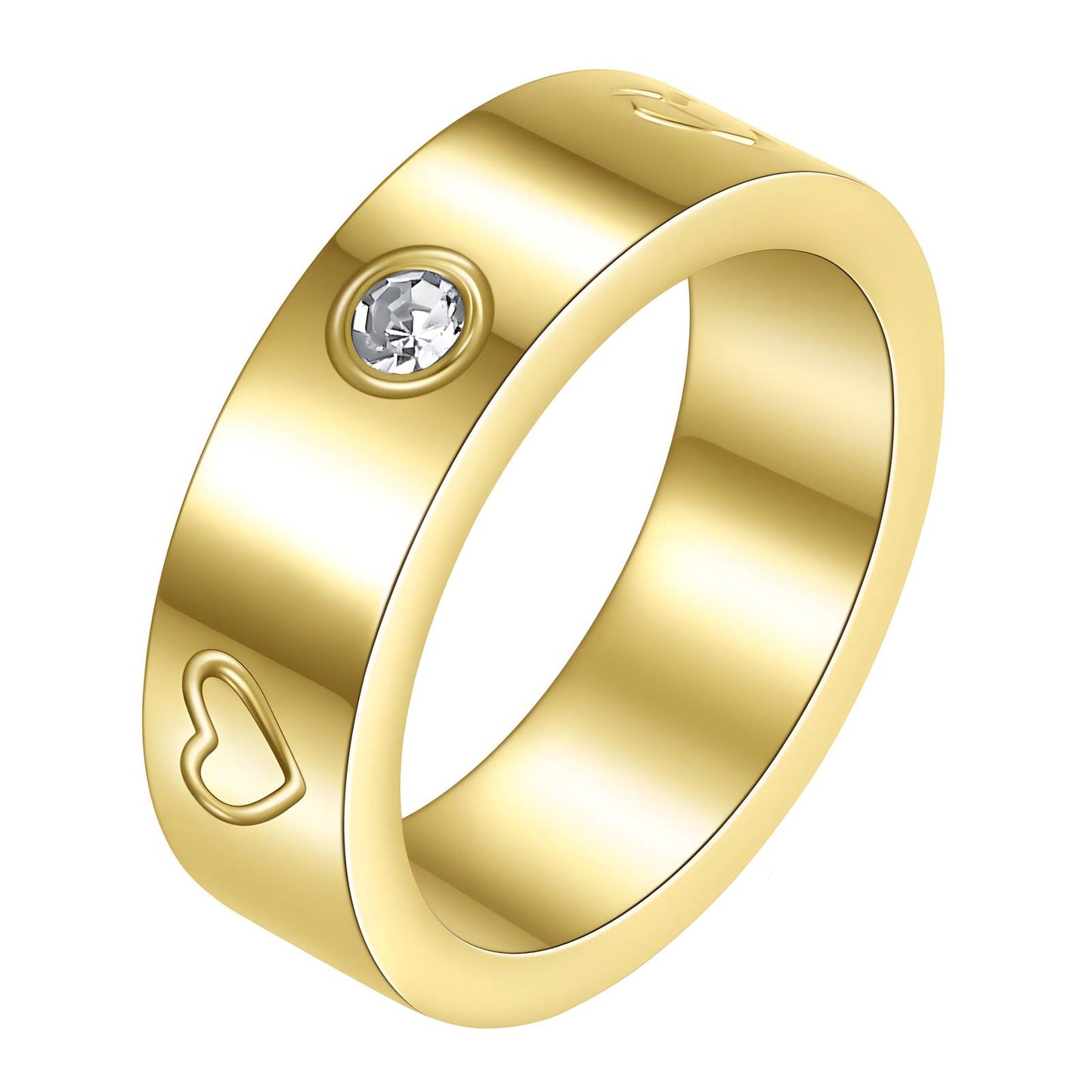 Cartier Heart Ring with Zircon