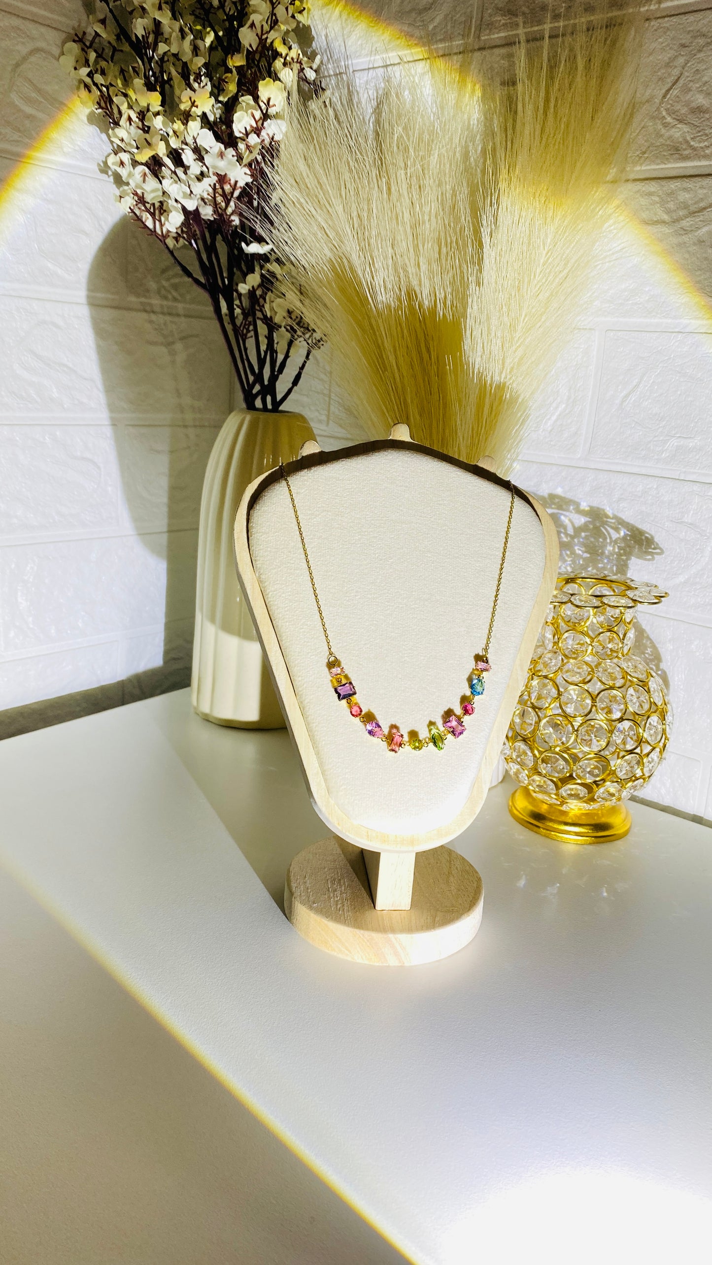 Aurora Crystal Necklace
