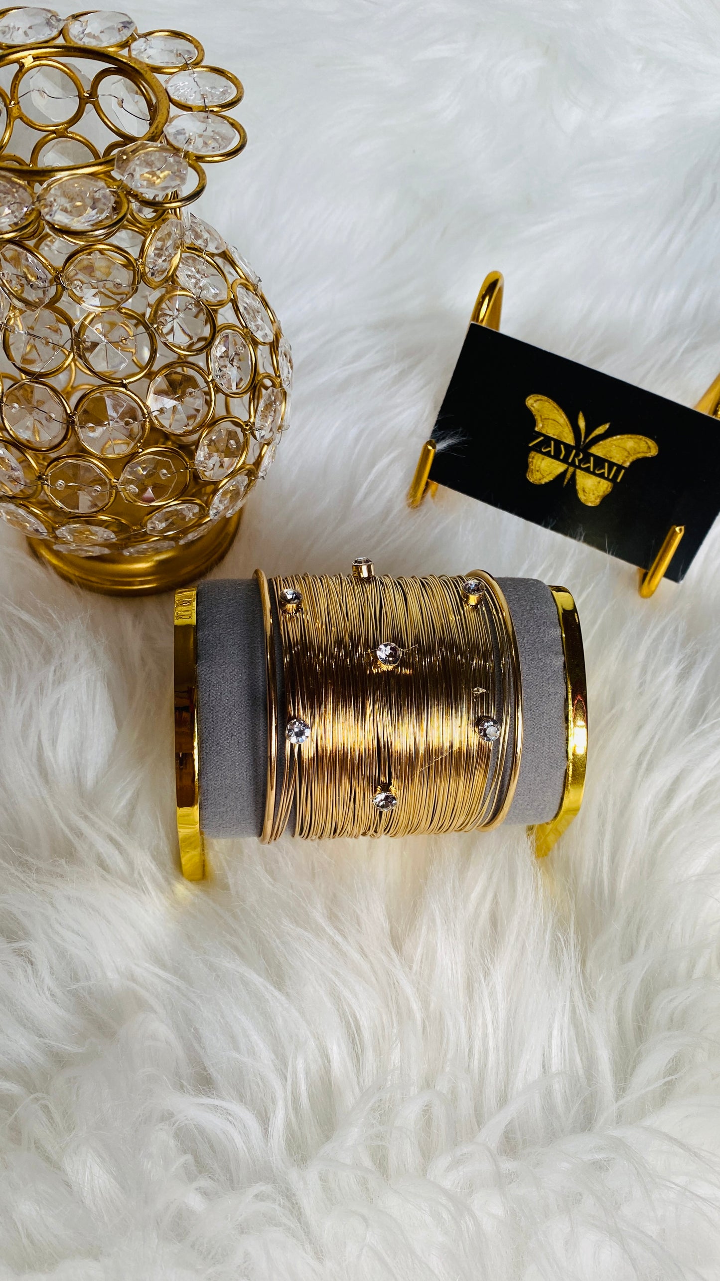 stylish cuff bangle, stone cuff bangle, statement bangle women, trendy bangle India, ZAYRAAH bangle