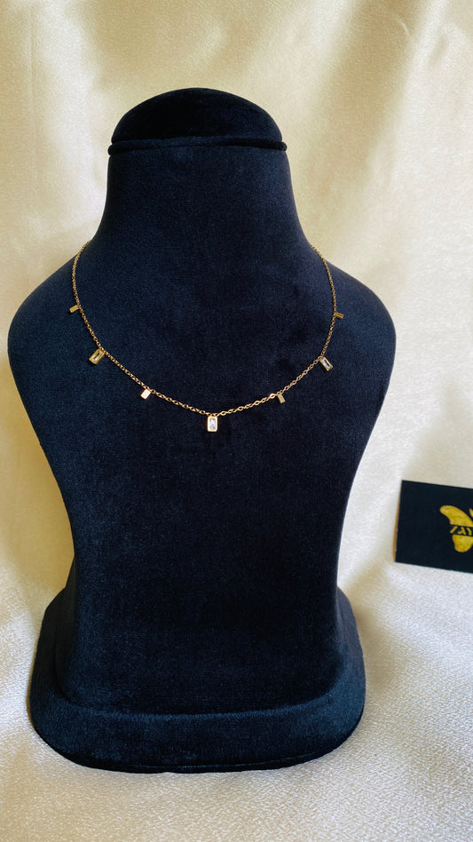 Dangling Bar Necklace