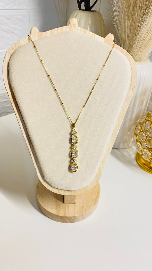 Sparkling Y Drop Necklace for Women