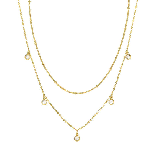 Dangling Two Layer Necklace