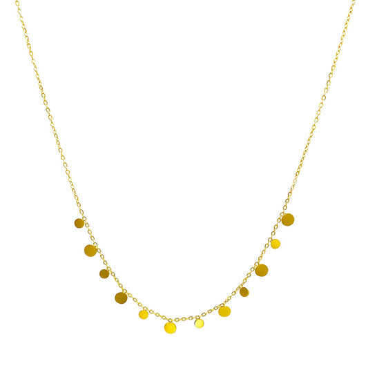 Dangling Circle Necklace