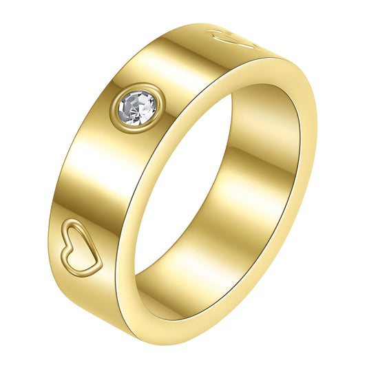 Cartier Heart Ring with Zircon