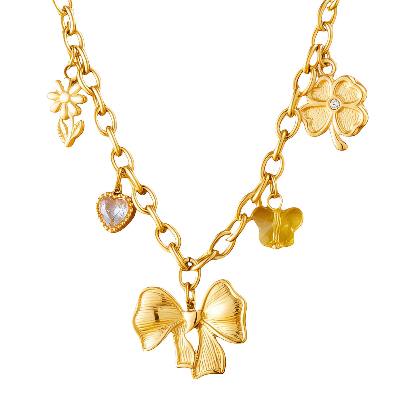 Elegant Bow Necklace