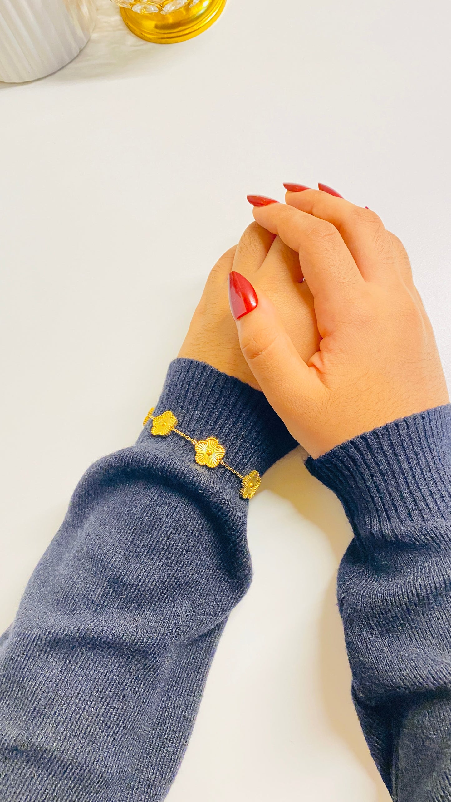 Golden Clover Bracelet